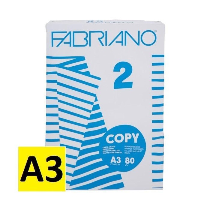 CARTA A3 COPY 2 80 GR./M - 500 FOGLI