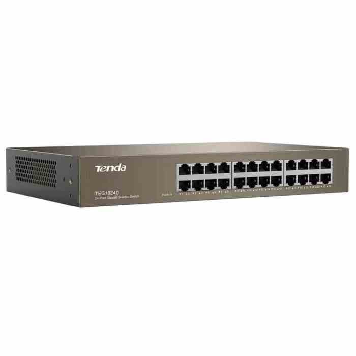 SWITCH RETE 24 PORTE 10/100/1000 TEG1024D