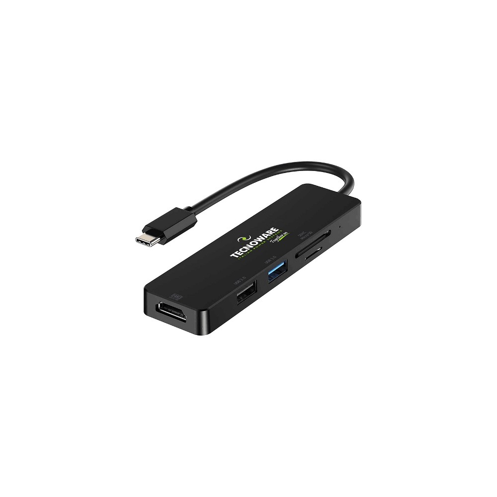 HUB 5 PORTE USB TYPE-C FHUB17693 5 IN 1