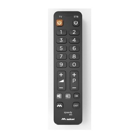 TELECOMANDO UNIVERSALE 2 IN 1 TV+DECODER - SEMPLIFICATO TASTI GRANDI (SPEEDY 2.1)