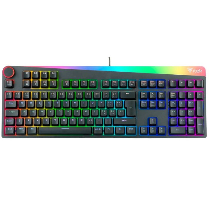 TASTIERA GAMING X31 MECCANICA RGB (ITKGMCX31) NERO