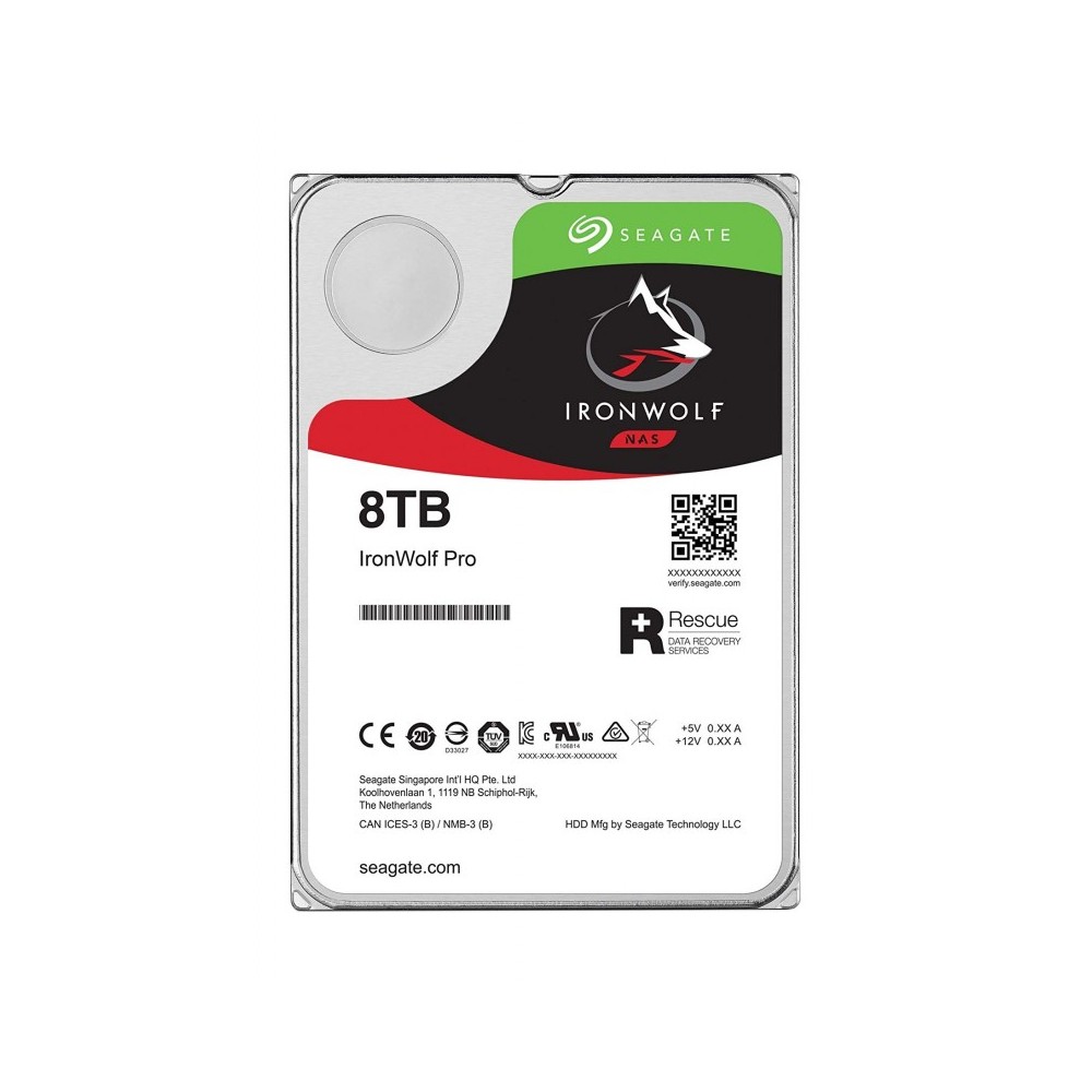 HARD DISK 8 TB IRONWOLF SATA 3 3.5" NAS (ST8000VN004) RICONDIZIONATO