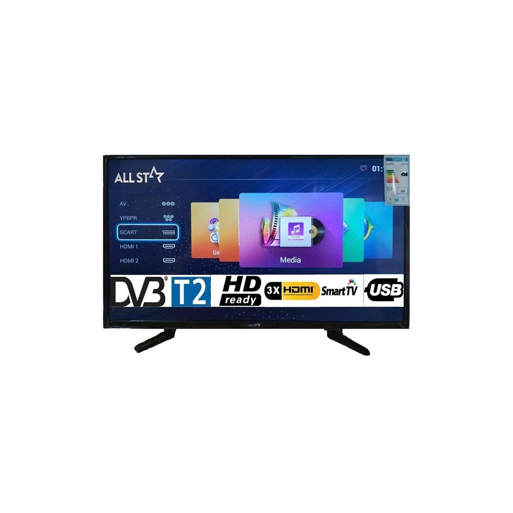 TV LED 55" ASSTV554KUHDS ULTRA HD 4K SMART TV WIFI DVB-T2 ANDROID