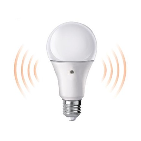 LAMPADA LED GOCCIA A60 E27 9W 3000K LUCE CALDA - SENSORE CREPUSCOLARE (FLA60S9W30K27)