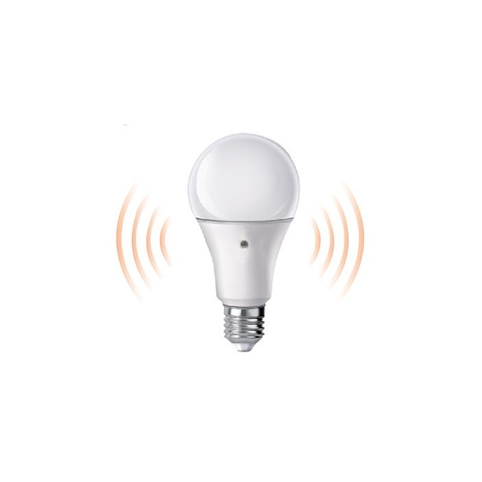 LAMPADA LED GOCCIA A60 E27 9W 6500K LUCE FREDDA - SENSORE CREPUSCOLARE (FLA60S9W65K27)