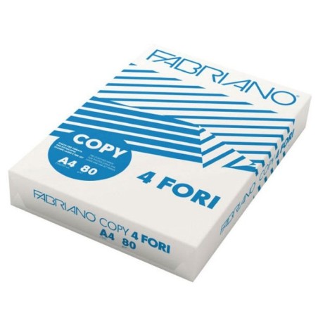 CARTA A4 COPY ORGANIZER 4 FORI 80 GR./M - 500 FOGLI