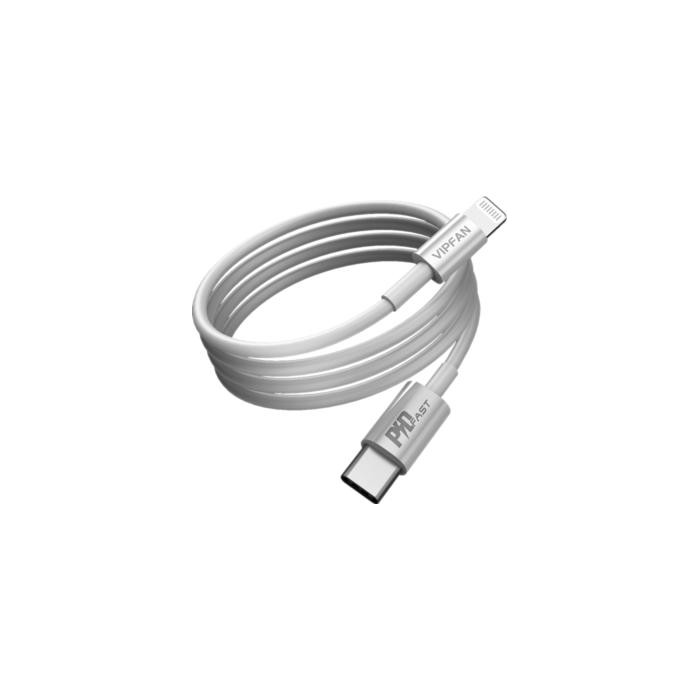 CAVO RICARICA CB P1 USB TYPE-C LIGHTNING 3A BIANCO