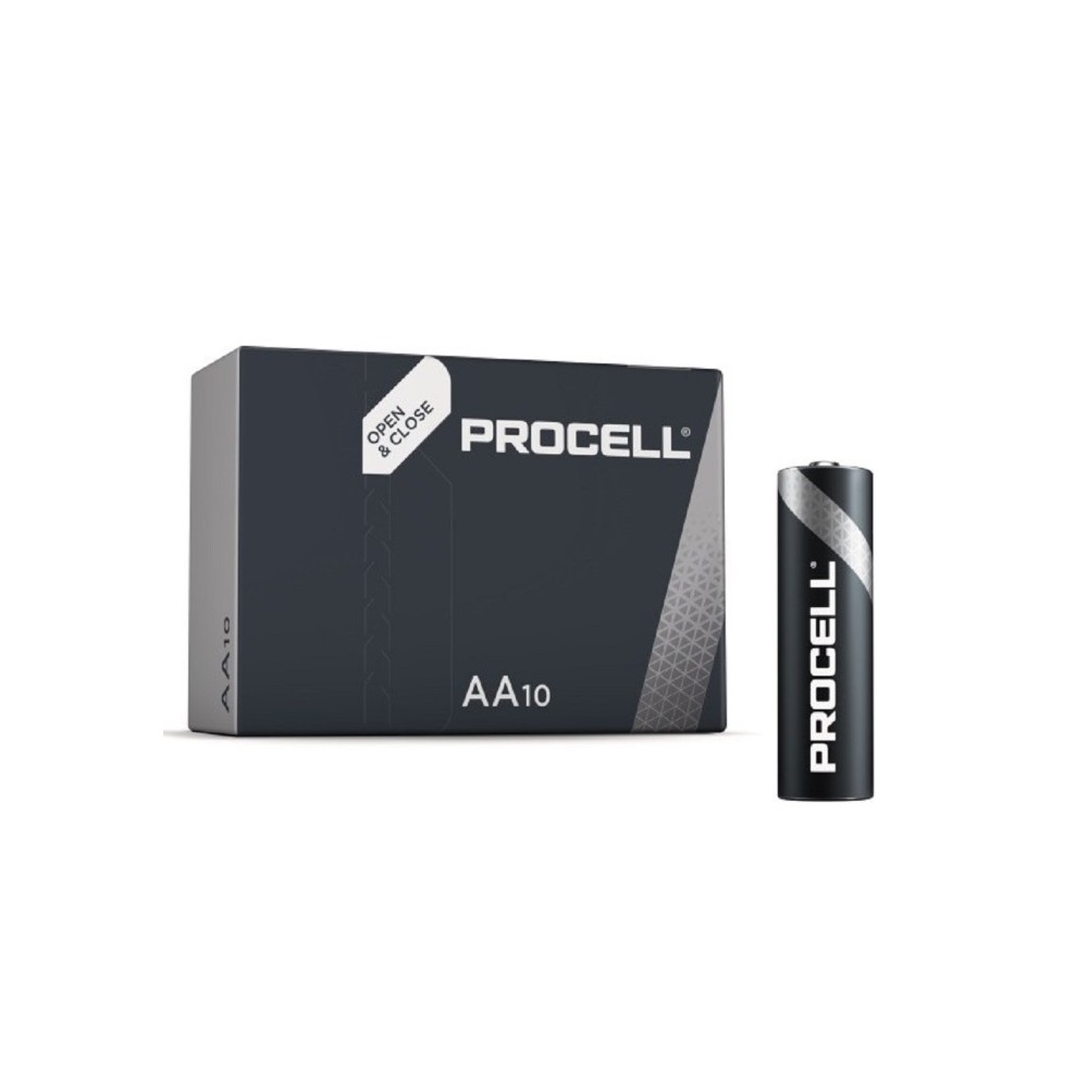 BATTERIE PROCELL ALKALINE AA10 1.5V MN1500 (10 PEZZI)