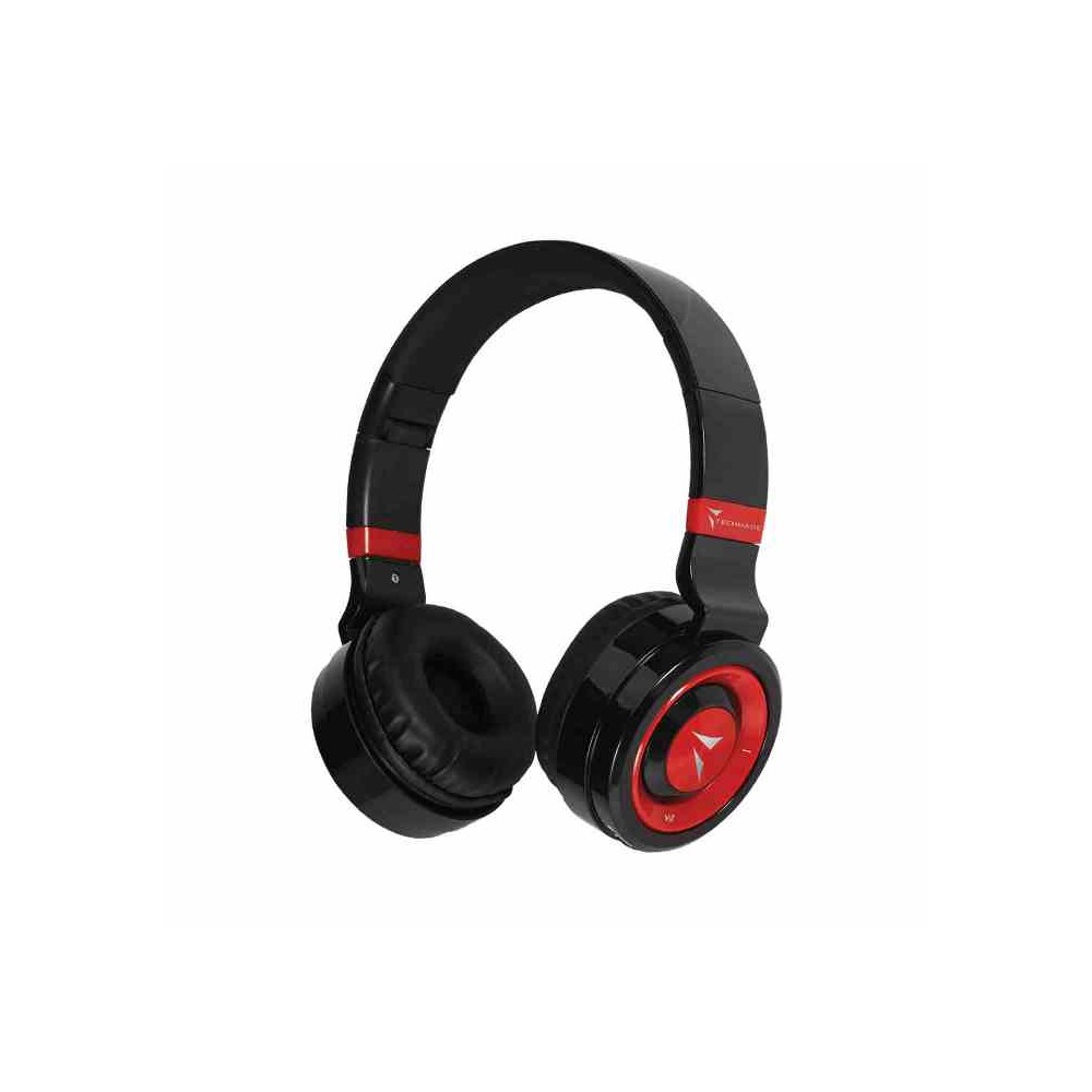 CUFFIA MICROFONO TM-046-RD WIRELESS ROSSO