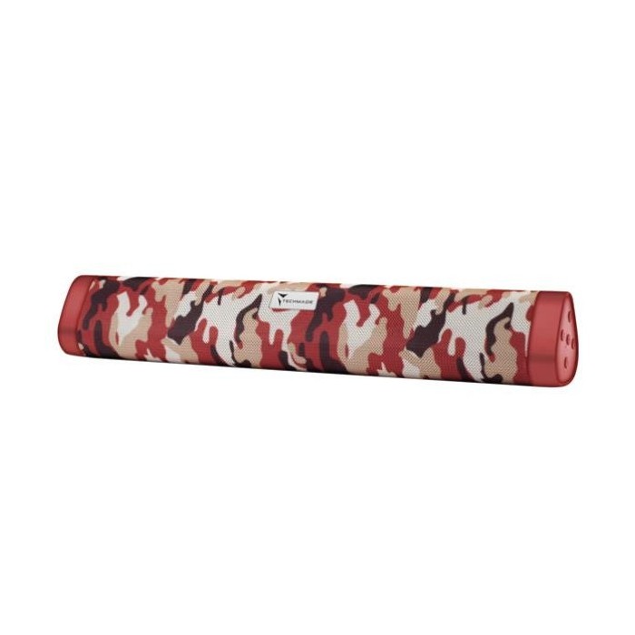 BARRA AMPLIFICATA SOUNDBAR TM-A15-CAMR SENZA FILI CAMOUFLAGE RED