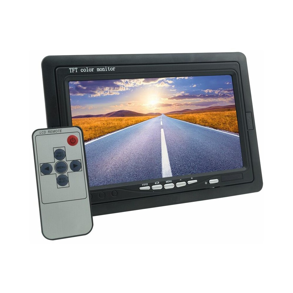 MONITOR 7" HD TFT LCD COLOR PER AUTO / VIDEOSORVEGLIANZA