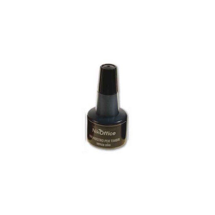 INCHIOSTRO PER TIMBRO CUSCINETTO - FLACONE 30ML. - NERO