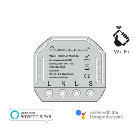 MODULO DIMMER INTELLIGENTE WI-FI DA INCASSO (AS-DM1)