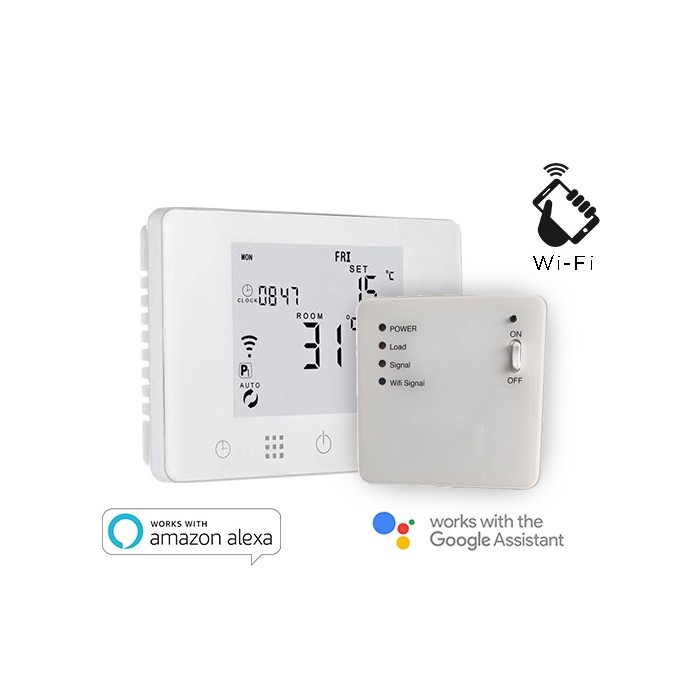 CRONOTERMOSTATO DIGITALE XH-CTB WI-FI CON RICEVITORE RF