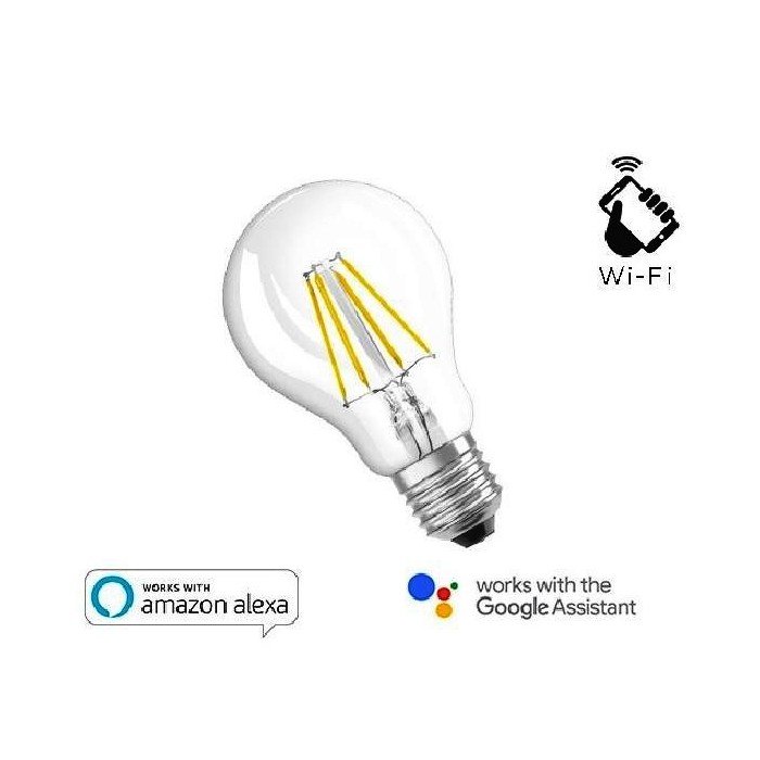 LAMPADA LED SMART EE-7WE27 BIANCO E27 CCT DIMMERABILE WIFI - ALEXA E GOOGLE HOME