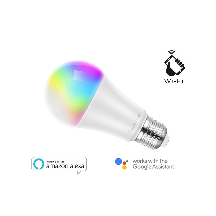 LAMPADA LED SMART EE-11WE27 RGB + BIANCO E27 CCT DIMMERABILE WIFI - ALEXA E GOOGLE HOME