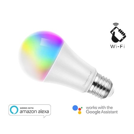 LAMPADA LED SMART EE-11WE27 RGB + BIANCO E27 CCT DIMMERABILE WIFI - ALEXA E GOOGLE HOME