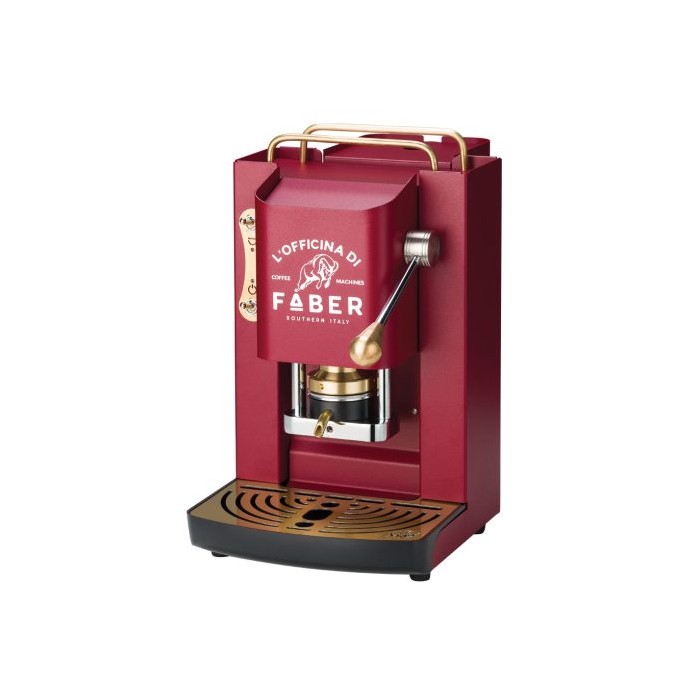 MACCHINA DA CAFFE' A CIALDE PRO DELUXE ROSSO CHERRY