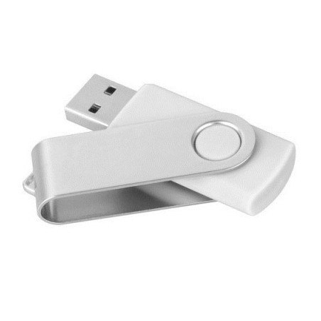 PEN DRIVE 8GB BIANCA BULK - IDEALE PER SERIGRAFIA - USB