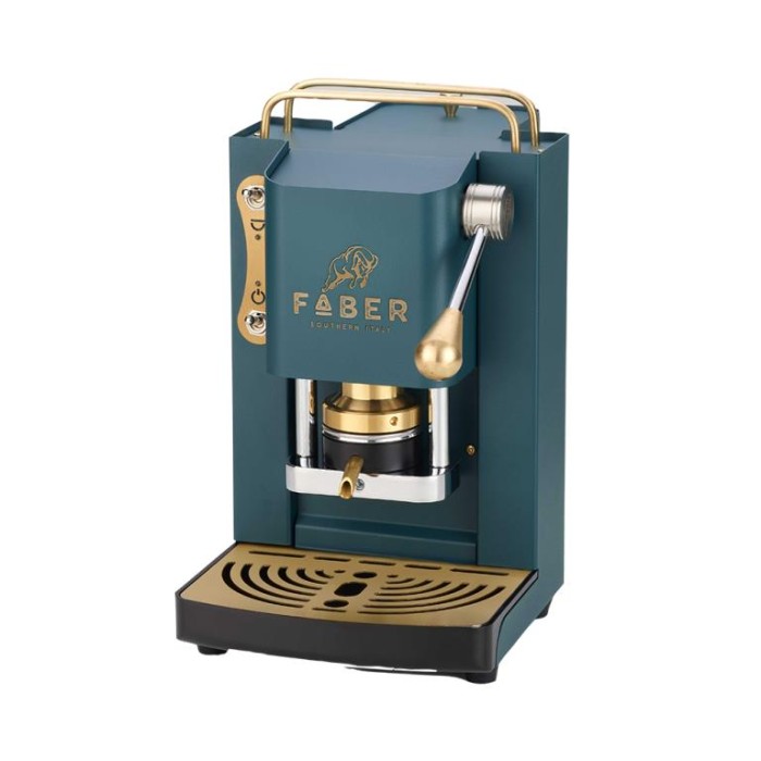 MACCHINA DA CAFFE' A CIALDE MINI DELUXE PRO BRITISH GREEN INOX