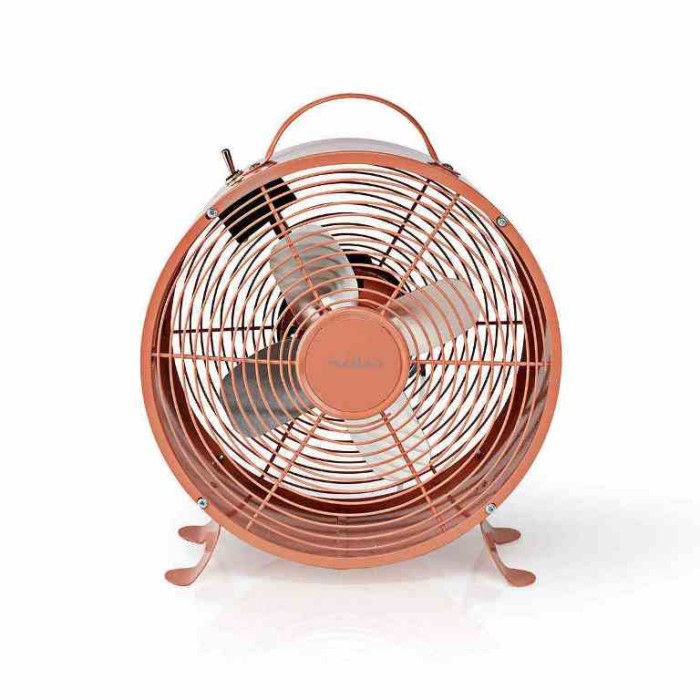 VENTILATORE DA TAVOLO FNCL10PK20 - 25CM - ROSA VINTAGE