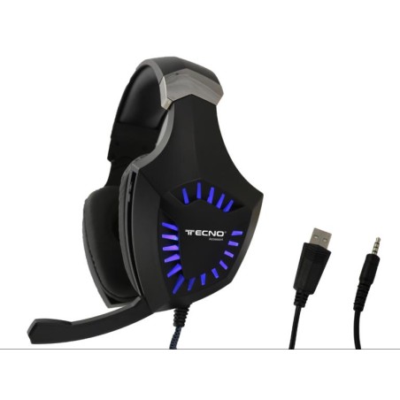 CUFFIE MICROFONO TC-K10 STEREO RGB GAMING