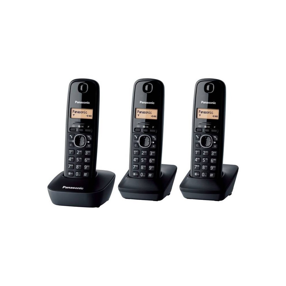 TELEFONO CORDLESS KX-TGB613JTB TRIO NERO