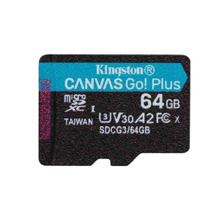 TRANS FLASH 64 GB CANVAS GO PLUS (SDCG3/64GBSP) CLASS 10 (SENZA ADATTATORE)