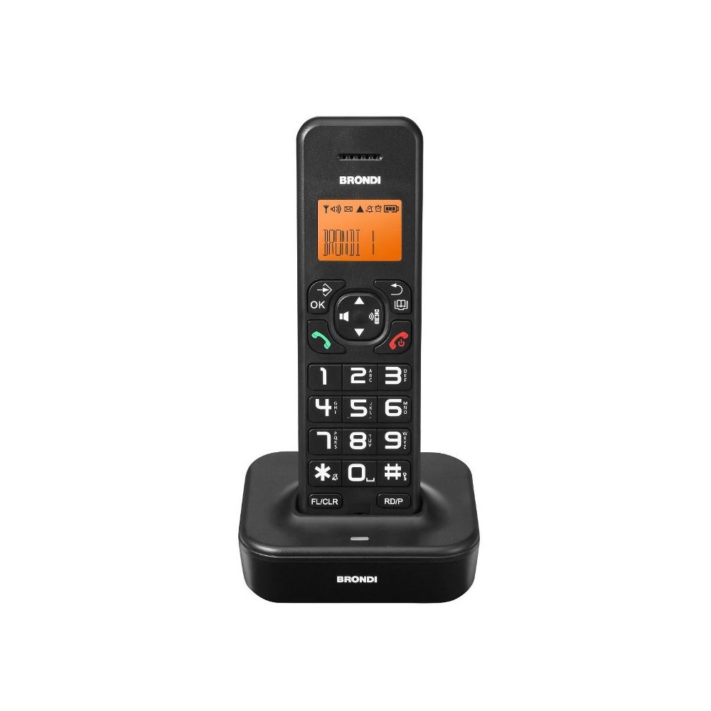 TELEFONO CORDLESS BRAVO STAR NERO