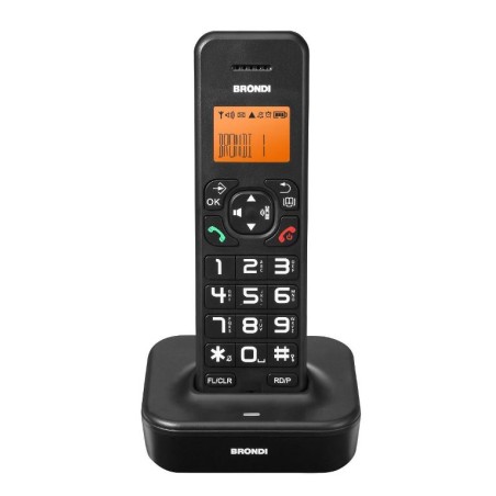 TELEFONO CORDLESS BRAVO STAR NERO