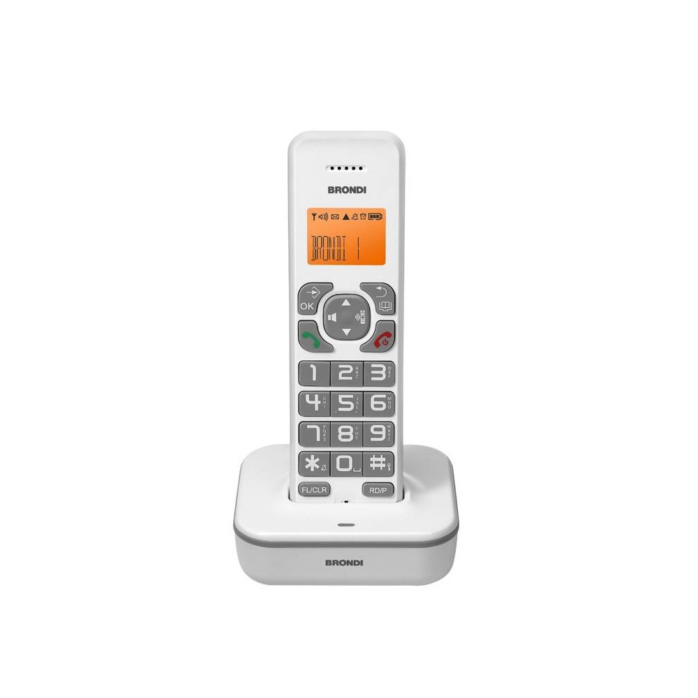 TELEFONO CORDLESS BRAVO STAR BIANCO/GRIGIO