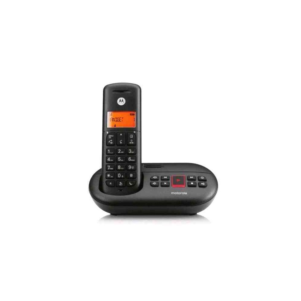 TELEFONO CORDLESS E211 CON SEGRETERIA NERO