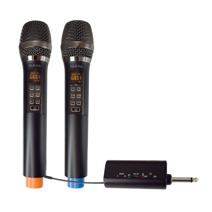 RADIOMICROFONO DOPPIO KARAOKE VOICE 2M