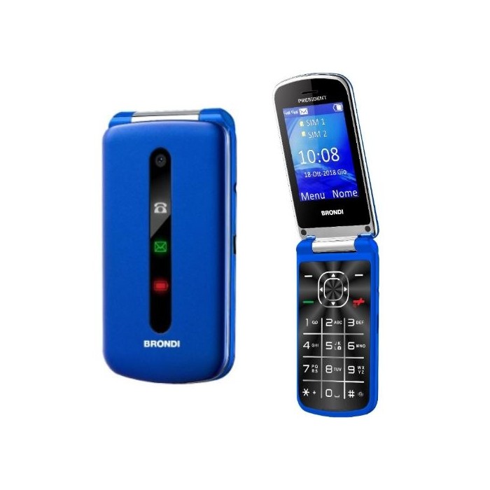 CELLULARE PRESIDENT DUAL SIM BLU