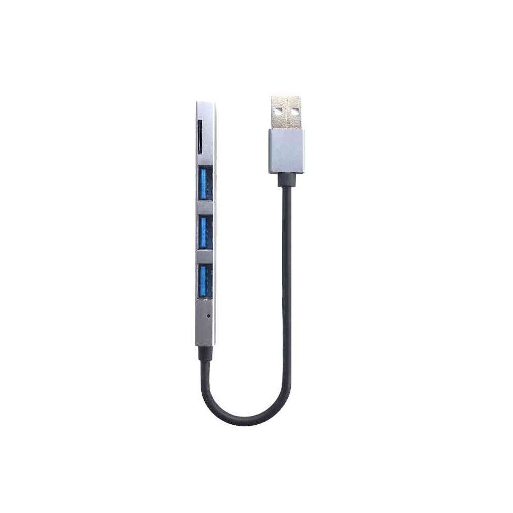 HUB Q-T89 CON 3 PORTE USB 3.0 + 1 MICRO SD CARD SLOT (Q-T89)