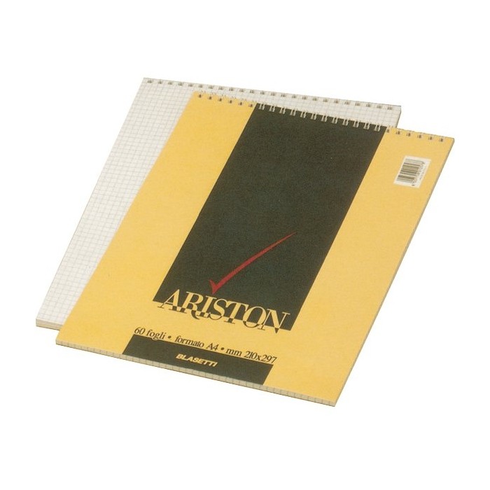 BLOCK NOTES A5 ARISTON SPIRALATO 15x21 50 FOGLI (CONF. 5 PZ)