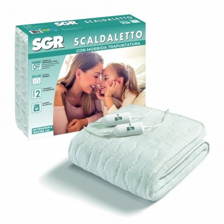 SCALDASONNO TERMOCOPERTA 16804 SGR - RISCALDALETTO ELETTRICO MATRIMONIALE