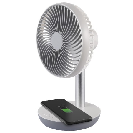 VENTILATORE DA TAVOLO CHARGY USB + CARICA INDUZIONE (AR5F04WC)