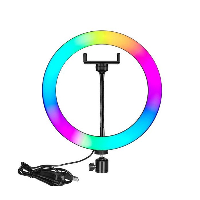 ANELLO DA ILLUMINAZIONE Q-MG35 RING FILL LIGHT 8" LED + CAVALLETTO