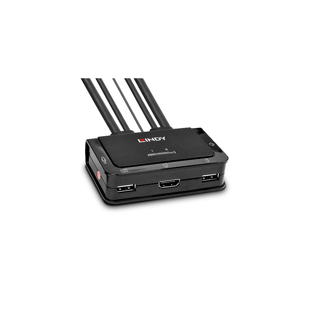 SWITCH KVM 2 PC CON PORTE 2 HDMI E USB (42340)