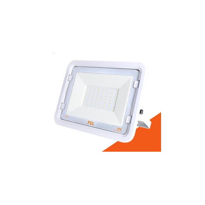 PROIETTORE PER ESTERNI BIANCO 50W - IP65 115° 6500K (FLFSB809-50W65K)