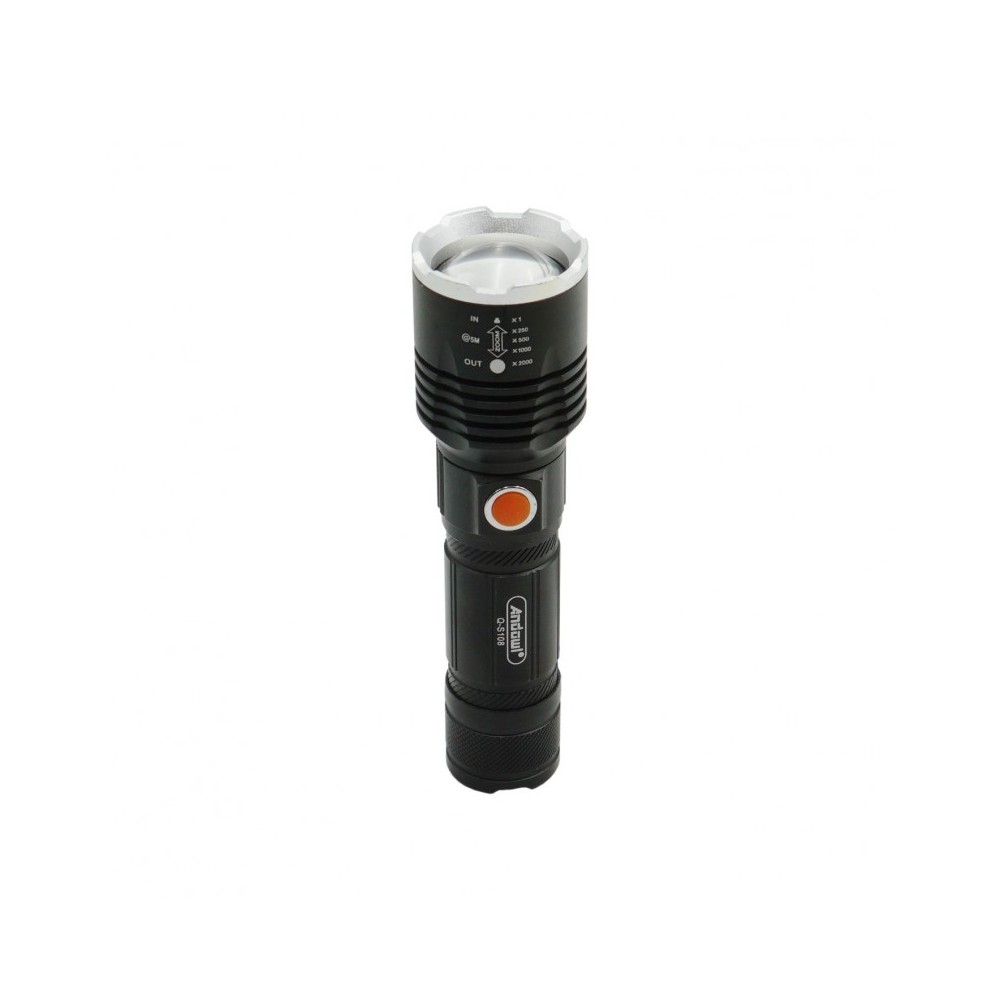 TORCIA FLASHLIGHT LED IPX6 RICARICABILE (Q-5108)