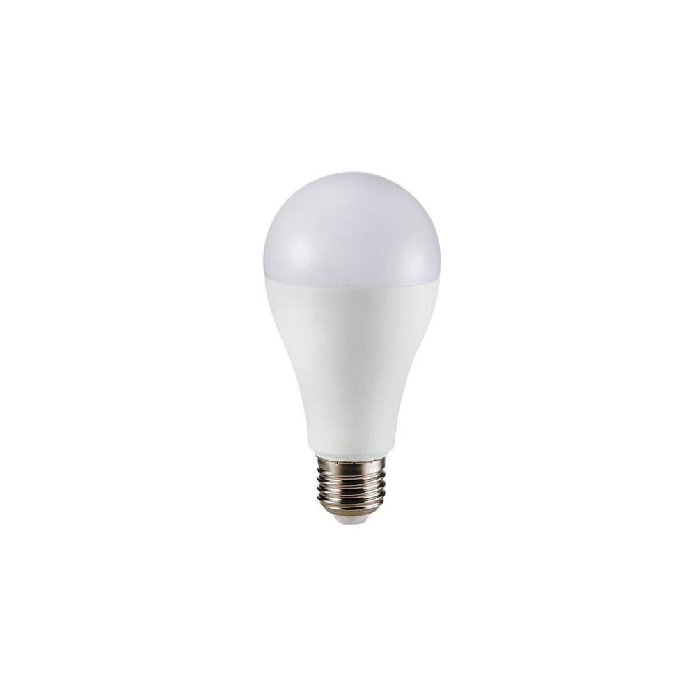 LAMPADINA A LED TERMOPLASTICO 15W E27 A65 200GR. 4000K (4454)