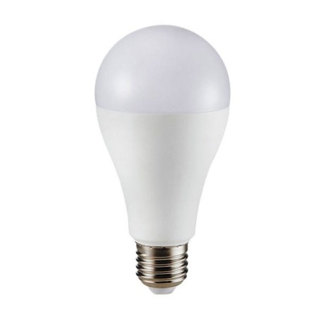 LAMPADINA A LED TERMOPLASTICO 15W E27 A65 200GR. 4000K (4454)