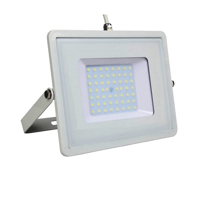 LAMPADA LED FARO 50W PROIETTORE SMD SAMSUNG CHIP CORPO BIANCO 6500K (21411)