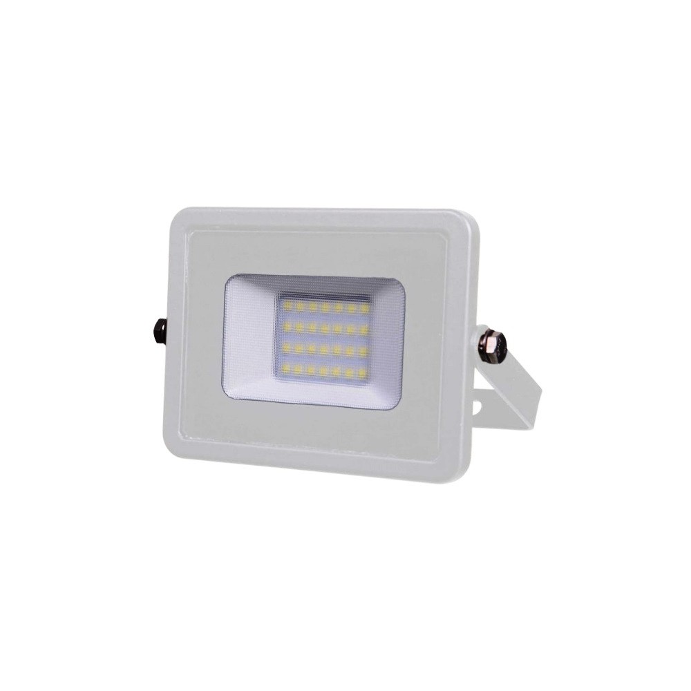 LAMPADA LED FARO 20W PROIETTORE SMD SAMSUNG CHIP CORPO BIANCO 4000K (443)