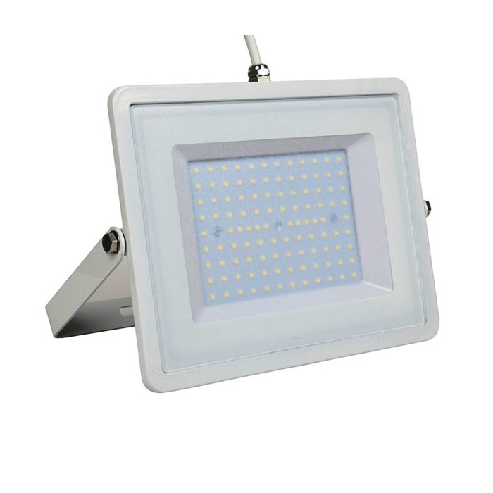 LAMPADA LED FARO 100W PROIETTORE SMD SAMSUNG CHIP CORPO BIANCO 6500K (21417)