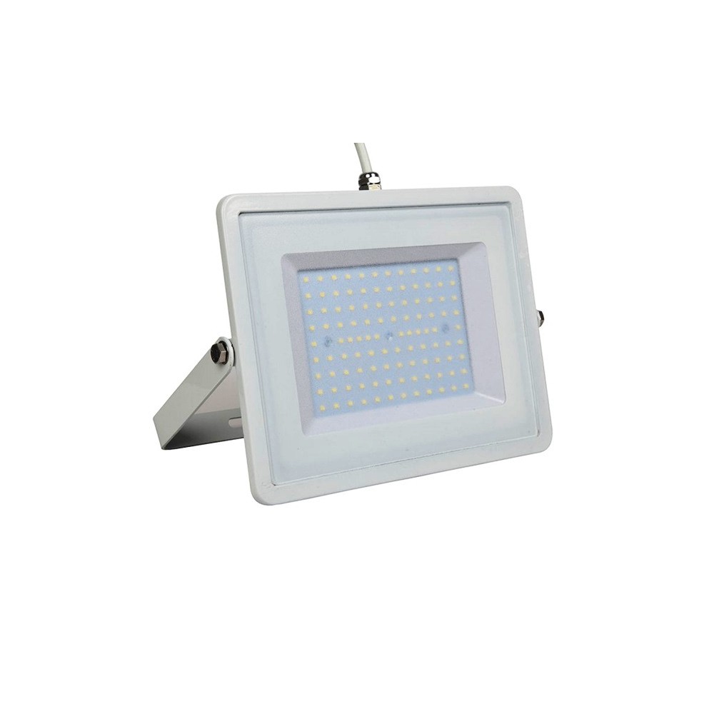 LAMPADA LED FARO 100W PROIETTORE SMD SAMSUNG CHIP CORPO BIANCO 6500K (21417)