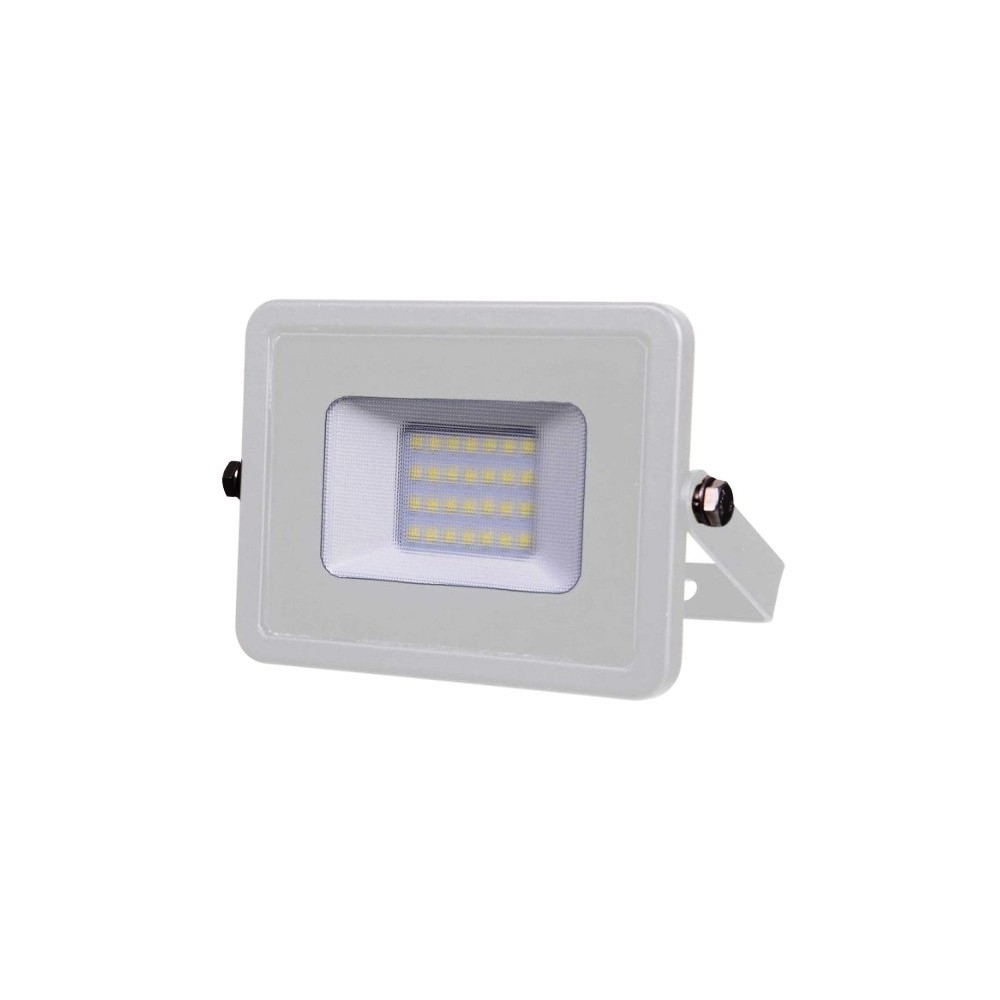 LAMPADA LED FARO 20W PROIETTORE SMD SAMSUNG CHIP CORPO BIANCO 3000K (21442)