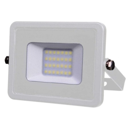 LAMPADA LED FARO 20W PROIETTORE SMD SAMSUNG CHIP CORPO BIANCO 3000K (21442)